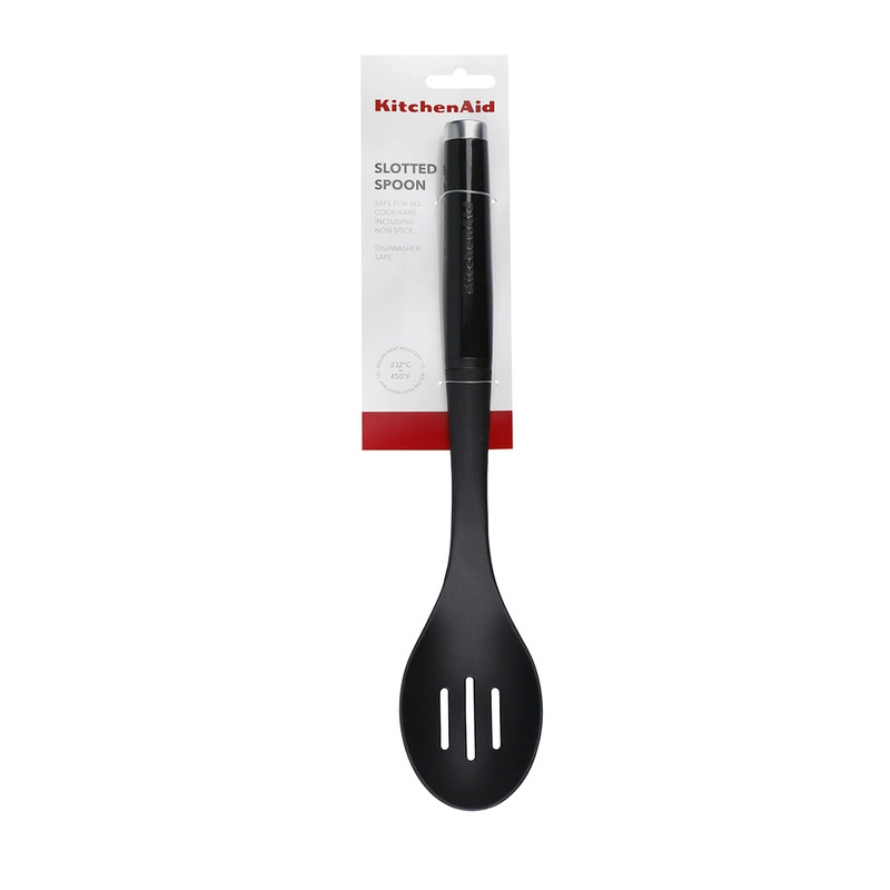 KitchenAid Culinary Tools - łyżka kuchenna z otworami CLASSIC Onyx Black