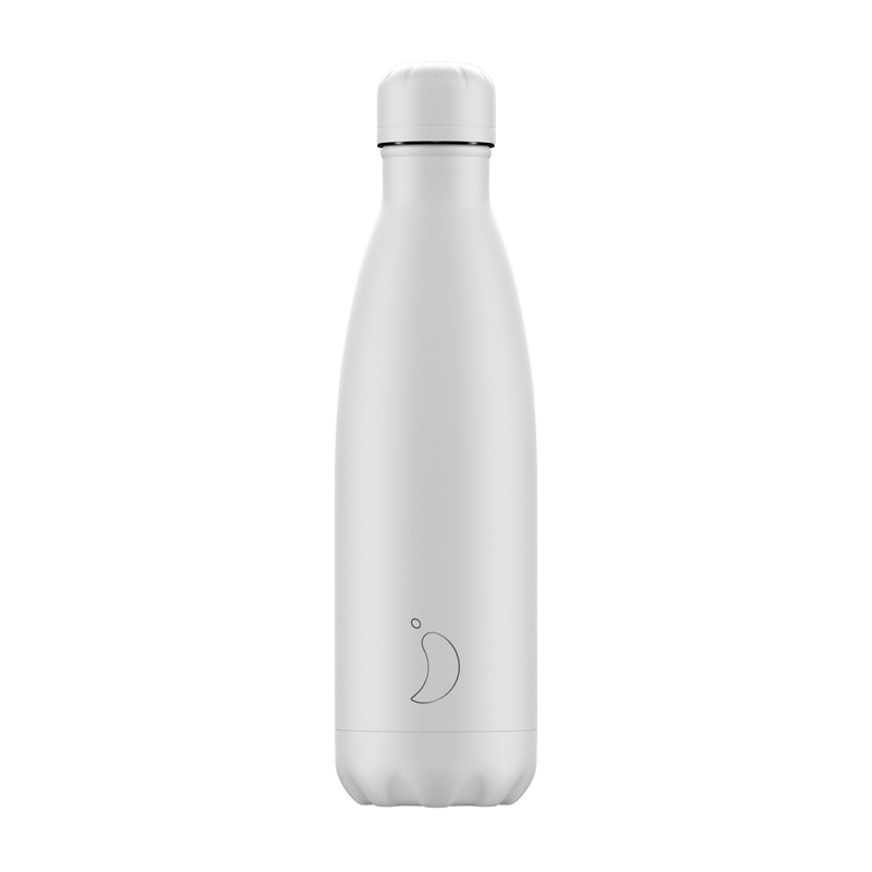 Chilly's Bottles - Butelka termiczna Chilly's 500ml Biała Monochrome