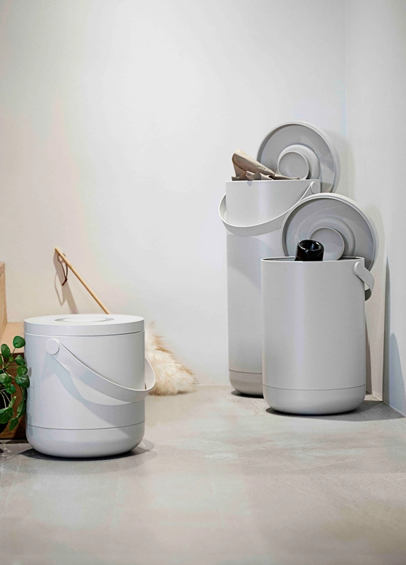 Zone Denmark - Kosz na śmieci Circular 35l Warm Grey