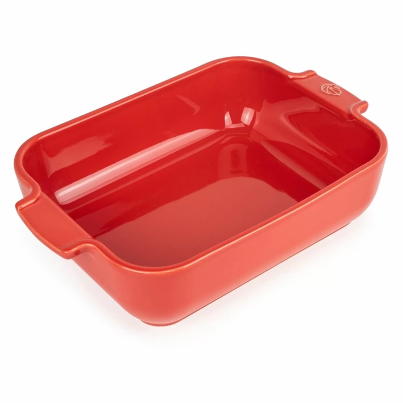 Peugeot APPOLIA Naczynie prostokątne 25 cm Red