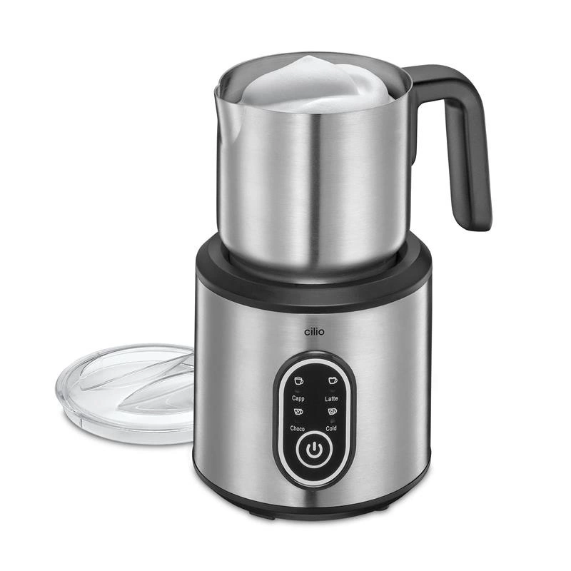Cilio - elektryczny spieniacz do mleka, 0,35 l, śred. 12,5 x 21,5 cm Perfetto