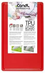 CandL - Duża mata kuchenna do krojenia 53x32,5 czerwona