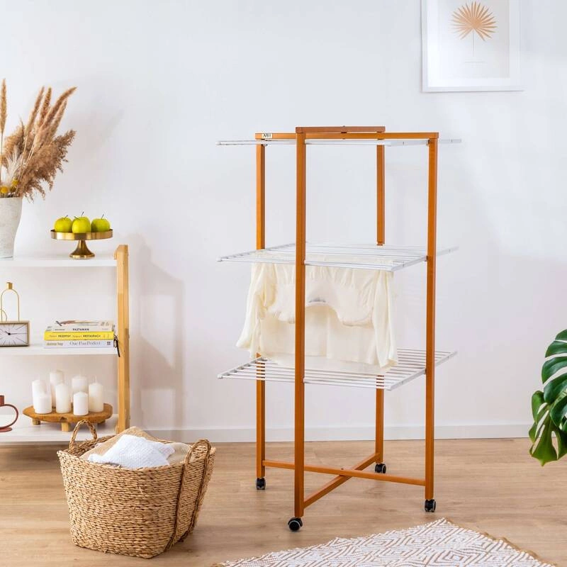 ARREDAMENTI - KARISMA Suszarka na pranie - 80 x 68 cm, Brązowy