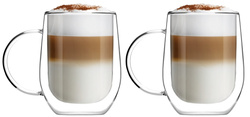 Vialli Design - Komplet 2 szklanek z podwójną ścianką Amo 300 ml