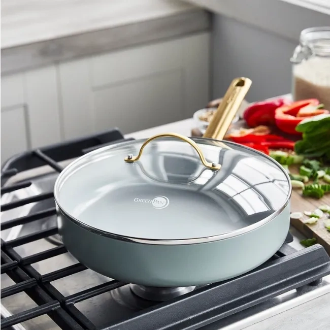 GreenPan - zestaw 10el. garnków i patelni Sky Blue