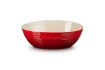 Le Creuset - Owalna miska do serwowania 29 cm wiśniowa