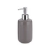 Kela - ceramiczny dozownik do mydła w płynie, śred. 7,5 cm, wys. 18 cm, 400 ml, szary Isabella