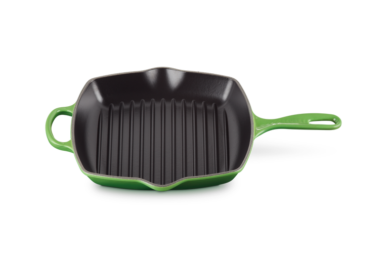 Le Creuset - patelnia żeliwna grillowa z dwoma uchwytami 26 cm Bamboo