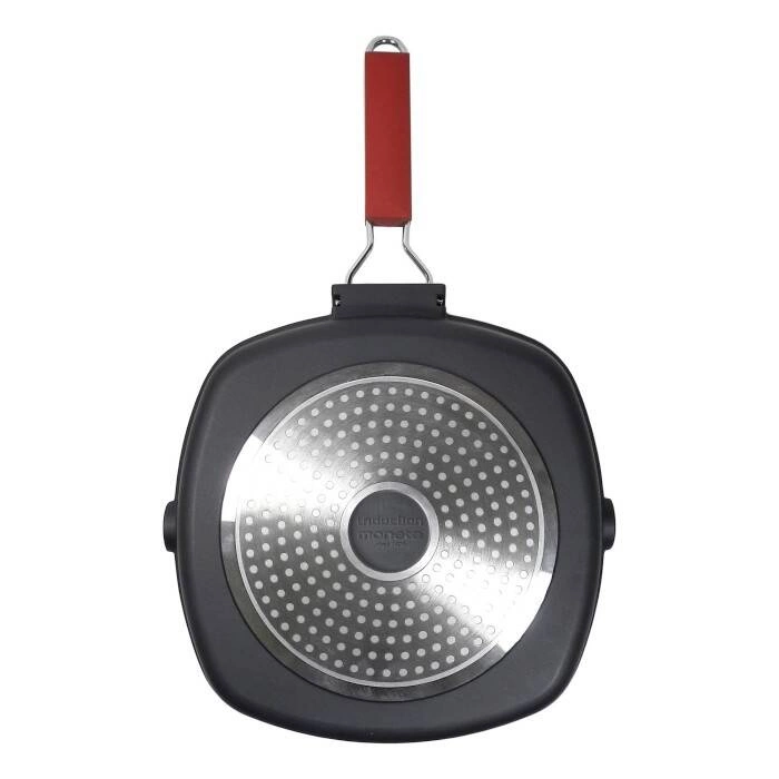 Moneta - Patelnia grillowa ze składaną rączką 24cm ind