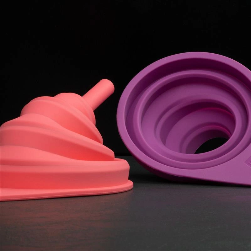 Lurch - lejek szeroki, składany, silikon, 15,5 x 12,5 cm