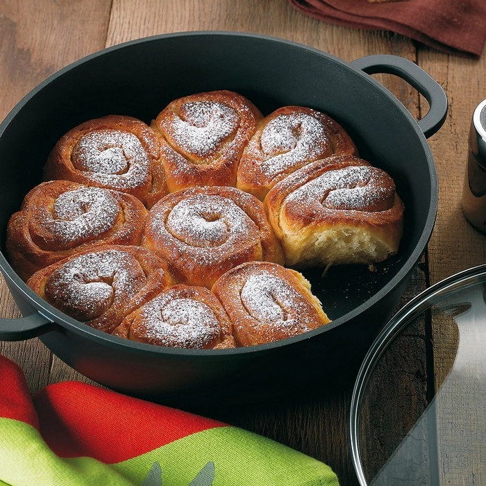 Kela - Naczynie do serwowania+pokryw.7l czarneKerros