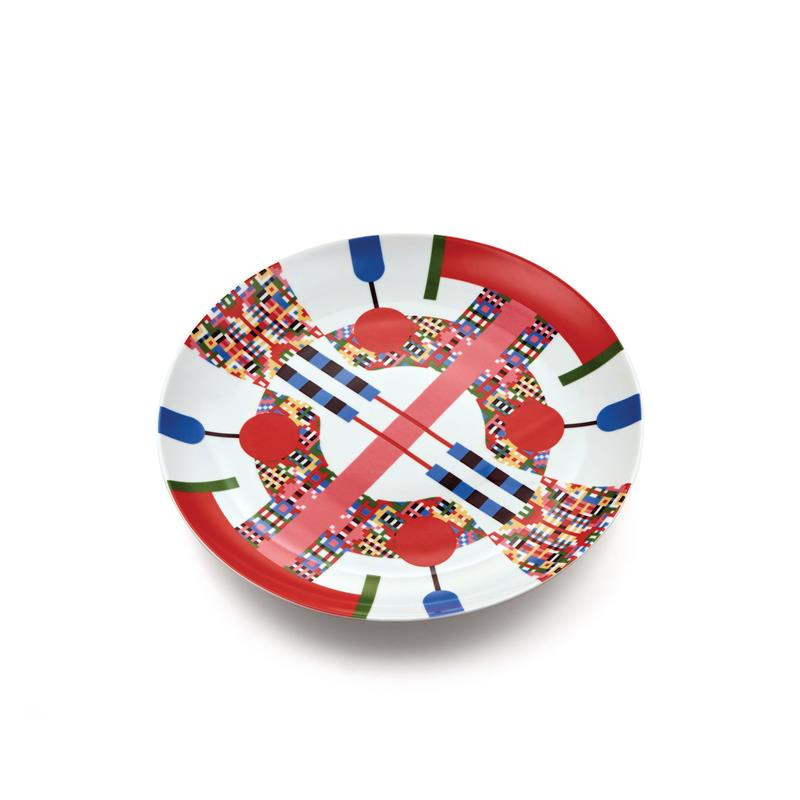 Alessi - Talerz deserowy HOLYHEDRICS