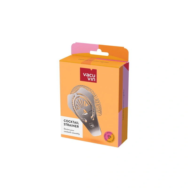 VacuVin - Sitko barmańskie Cocktail Strainer ze stali nierdzewnej