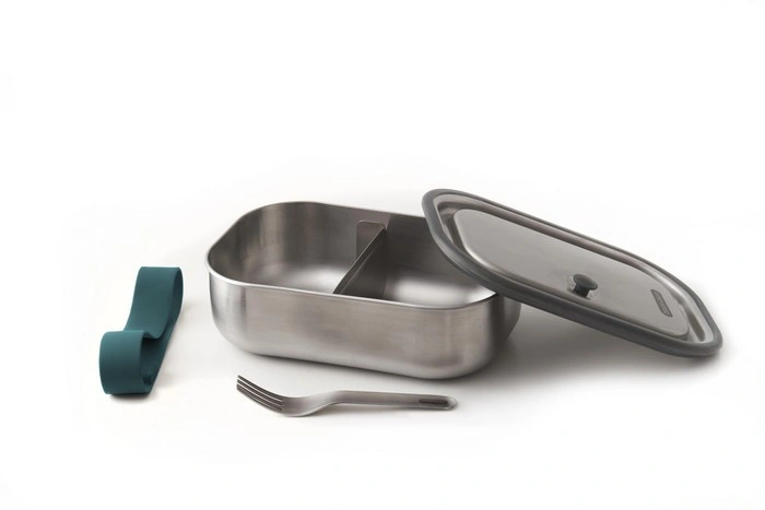 Black & Blum - Lunch box stalowy L, morski