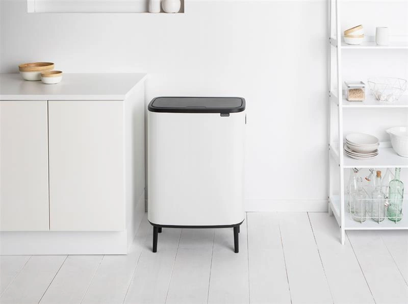 Brabantia - Kosz na śmieci Bo Touch bin Hi 60 l biały