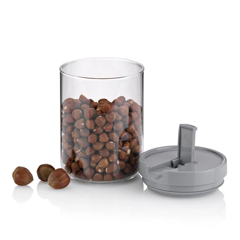 Kela - szklany pojemnik kuchenny, śred. 10,5 x 15 cm, 0,9 l Arik