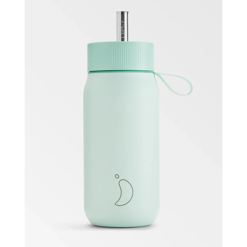 Chilly's Bottles - Termiczny kubek 2w1 ze słomką | 750ml | Miętowy