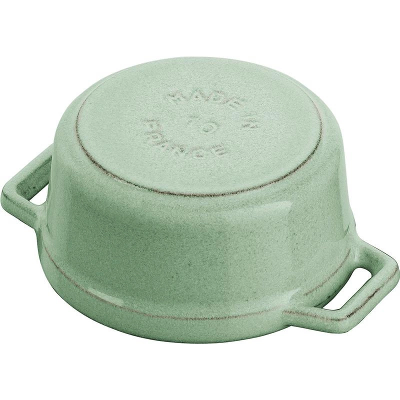 Staub - mini garnek żeliwny okrągły 10 cm, miętowy Mini Cocotte