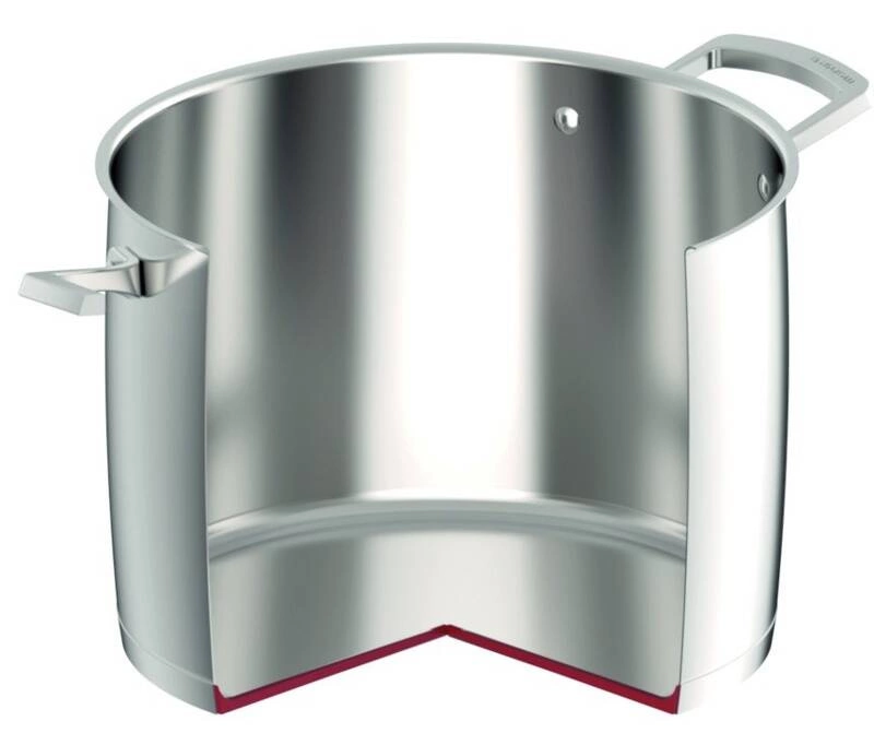 Moneta - Garnek wysoki z pokrywką 8 l 24 cm Accordo indukcj