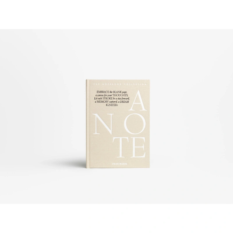 Printworks - Notatnik - Just a Note, Beżowy