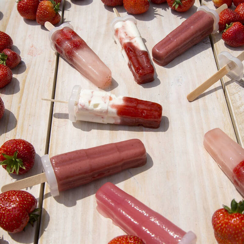 KitchenCraft - foremki do lodów na patyku Deluxe - 8 szt.