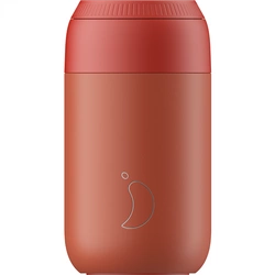 Chilly's Bottles - Termiczny kubek do kawy Chilly's 340ml Czerwony klon Series 2