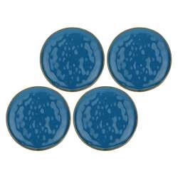 Rose&Tulipani - zestaw 4 talerzy do sałatek 20 cm Concerto Blu Avio