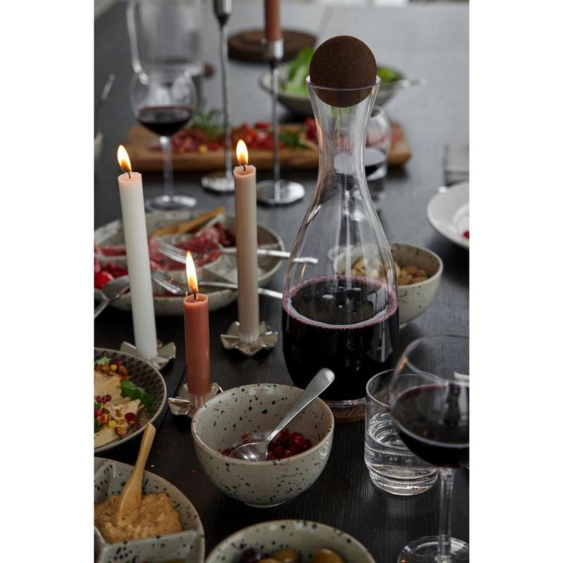 Sagaform - karafka do wina, szkło/korek, 1,5 l, śred. 11,5 x 32,5 cm Nature