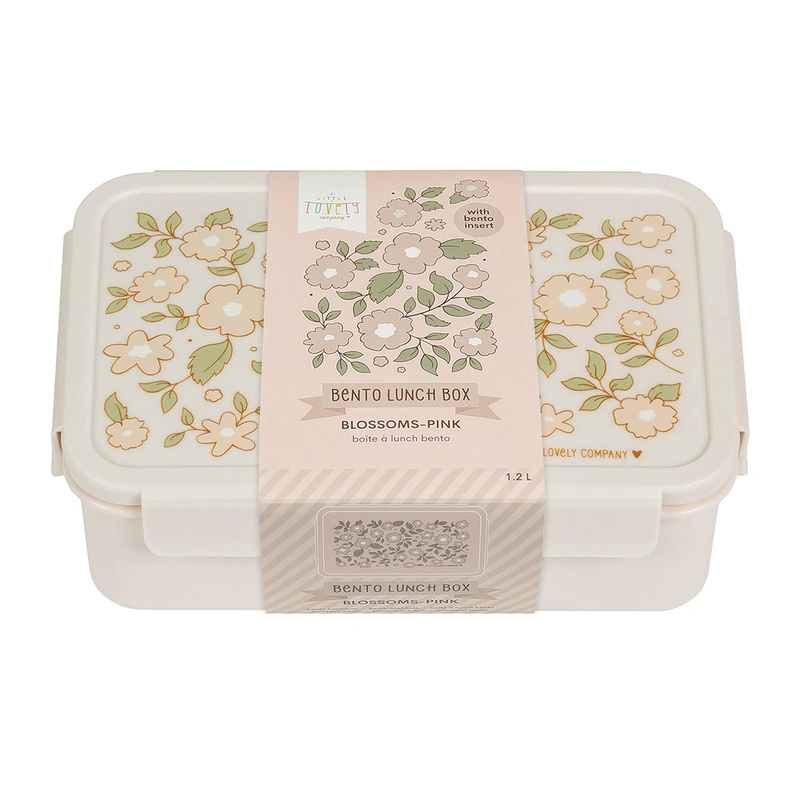 A Little Lovely Company - Bento lunch box BLOSSOM PINK
