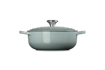 Le Creuset - garnek żeliwny Saute Signature sea salt 3,4 l 24 cm