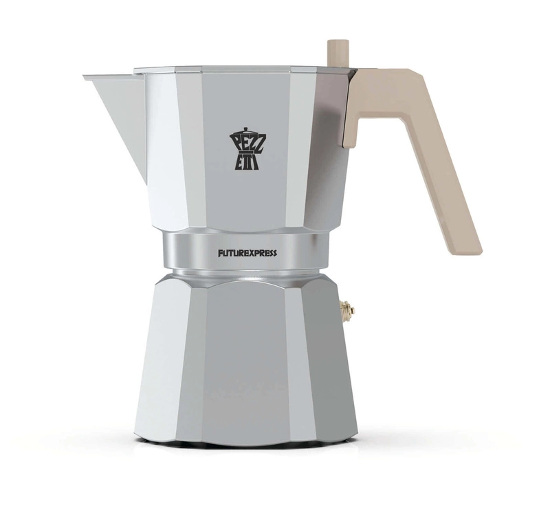 Pezzetti - FUTUREXPRESS Aluminiowa kawiarka (6 filiżanek) - Srebrny