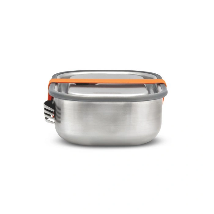 Black & Blum - Lunch box stalowy L, pomarańczowy