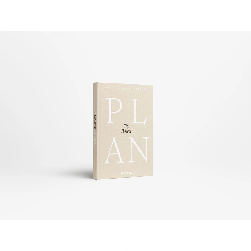 Printworks - Planer tygodniowy- The Perfect Plan, Beżowy
