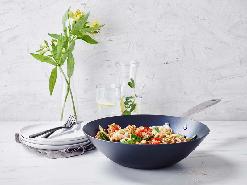 Beka - Patelnia wok ze stali węglowej 31cm Maestro