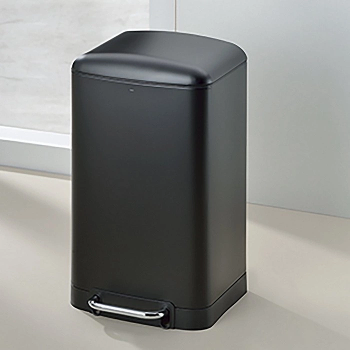 Kela - Kosz na śmieci 30 l czarny Davino