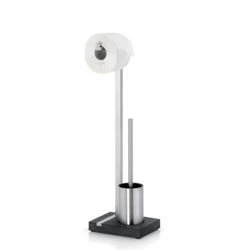 Blomus - stojak na papier toaletowy i szczotka do WC niska Menoto mat