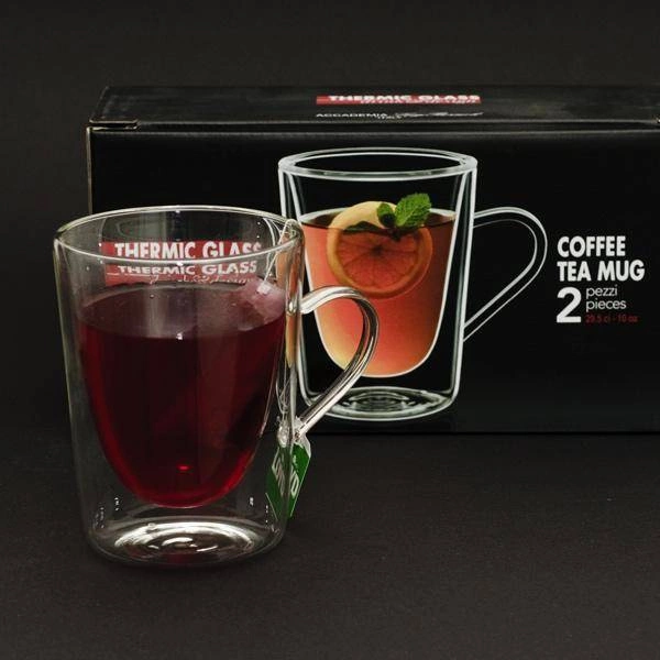 Luigi Bormioli - Filiżanki/szklanki termiczne 2 szt.
