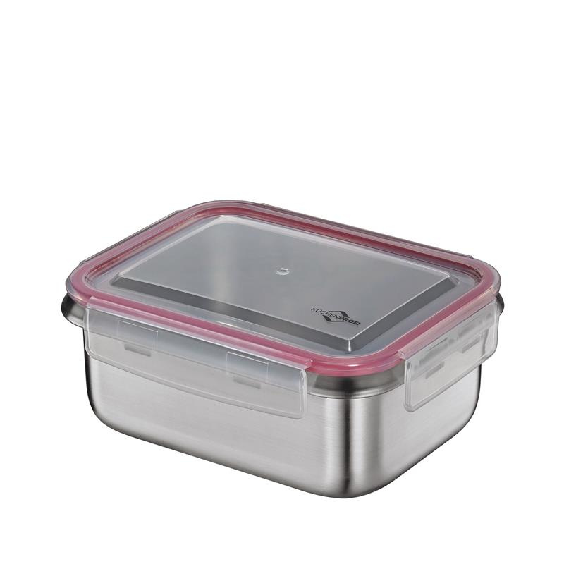 Kuchenprofi - pojemnik na lunch, 1,0 l, 14 x 18,5 x 7,5 cm, stal nierdzewna/tworzywo sztuczne