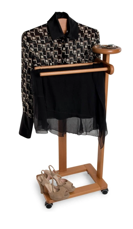 ARREDAMENTI - ANTIMO Stojak na ubrania i garnitury - 44 x 35 cm, Brązowy