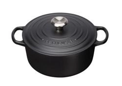 Le Creuset - brytfanna żeliwna emaliowana Signature okrągła 18 cm 1,8 l czarna