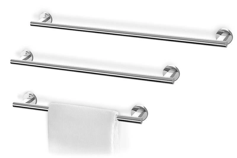 Zack - reling łazienkowy na ręcznik 60 cm stal polerowana Scala