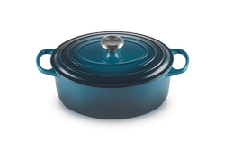 Le Creuset - brytfanna żeliwna Signature 29 cm 4,7 l deep teal