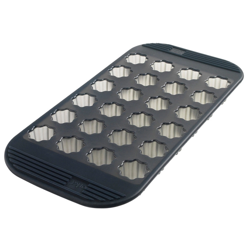 Mastrad - SILIKONOWA FORMA DO MINI CANELE (NA 24 CIASTECZKA)grafitowy