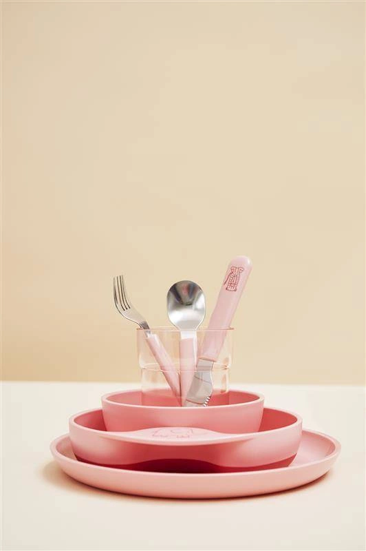 Mepal - Talerzyk do karmienia Mio Deep Pink