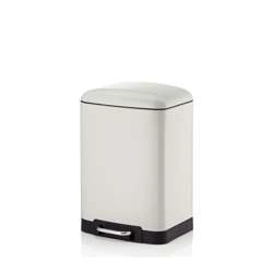 Kela - Kosz na śmieci 12 l biały Davino