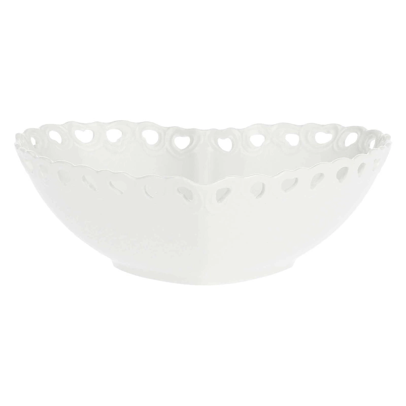 La Porcellana Bianca - zdobiona miska serce 20 cm Valentino