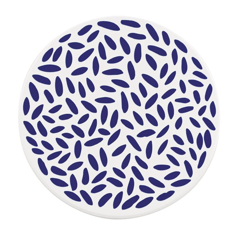 Zassenhaus - podkładka pod szklankę, ceramika/korek, śred. 11 cm, krople Nordic