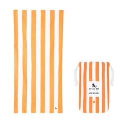 Dock & Bay - Ręcznik plażowy, szybkoschnący - Ipanema Orange L 160x90cm