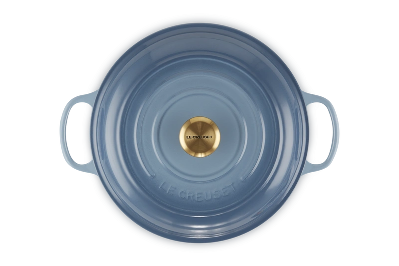 Le Creuset - garnek patelnia Gourmet Signature 30 cm 3,5 l chambray