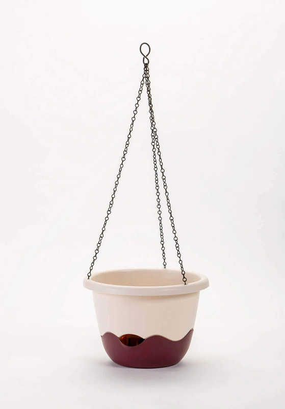 Urbalive - MARETA Donica samonawadniająca okrągła 25 cm, beżowy